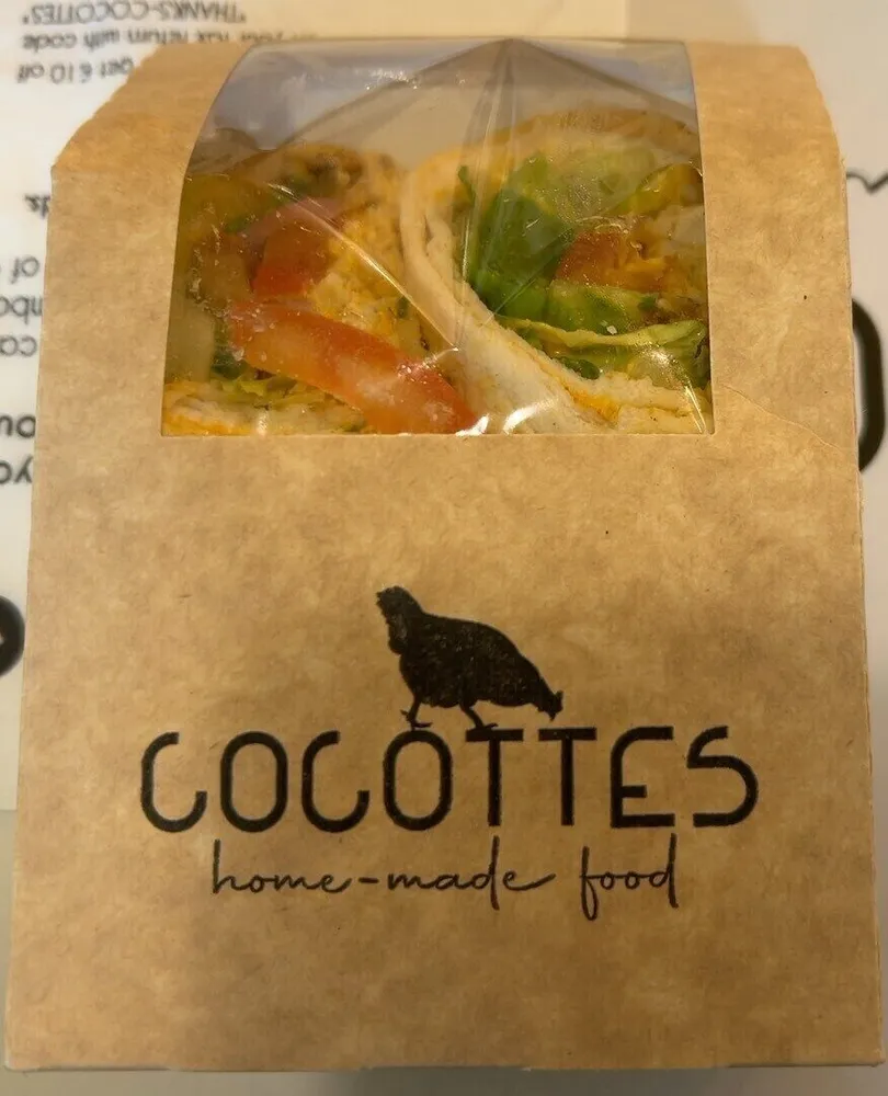 Wrap poulet indien