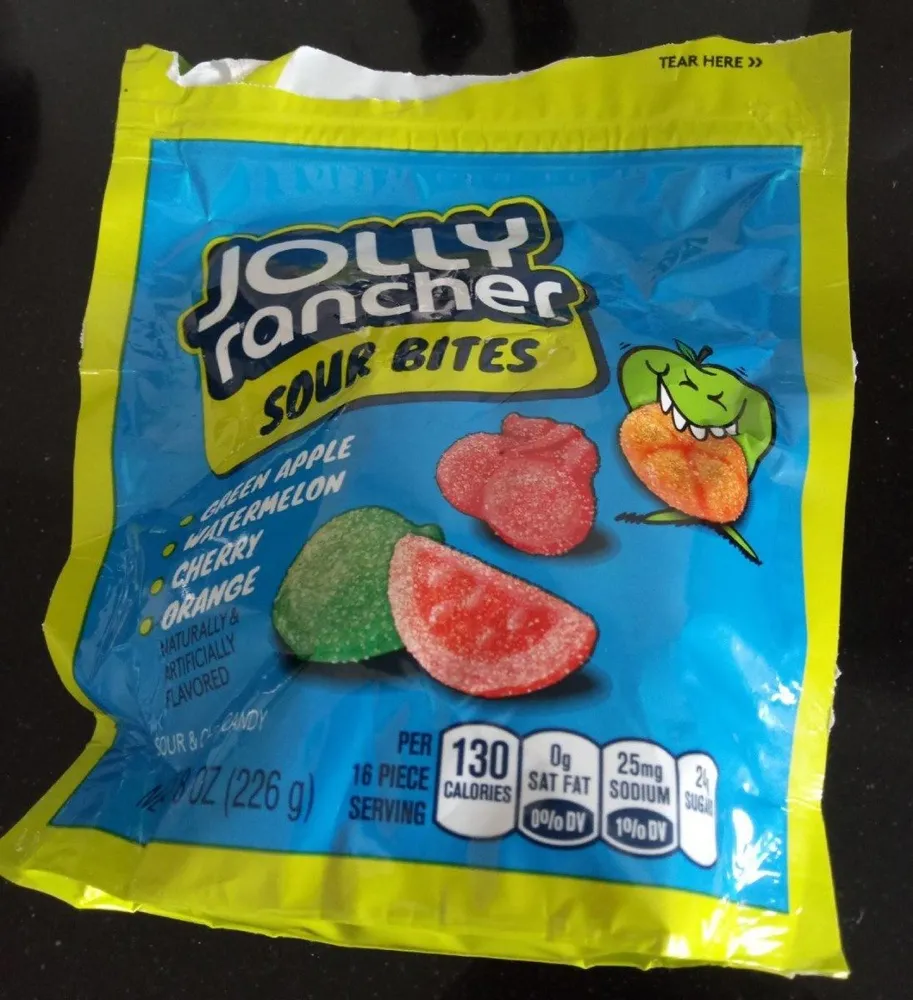 Sour chewy candy