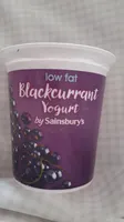 low fat Blackcurrant Yogurt
