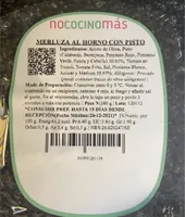 Merluza al horno con pisto