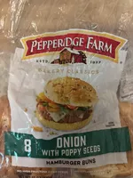 Onion Poppyseed Hamburger Bun