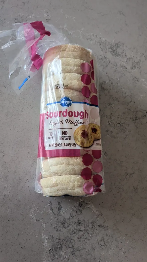 Sourdough English muffin