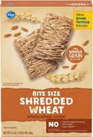 Bite size shredded whole wheat cereal