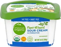 Non-dairy sour cream