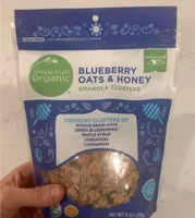 blueberry oats ans honey granola