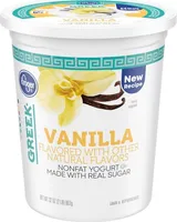 Blended nonfat no sugar added greek vanilla yogurt