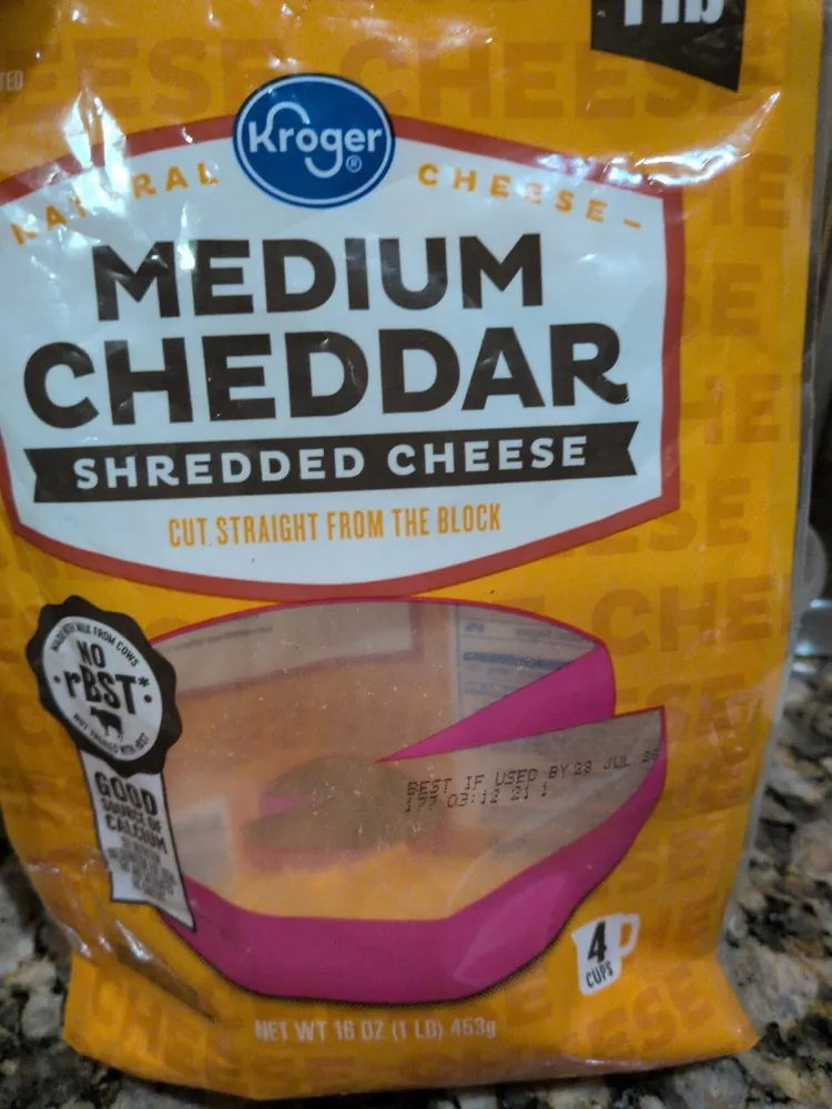Medium Cheddar Shredded Cheese