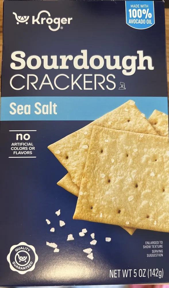 Sourdough Crackers Sea Salt