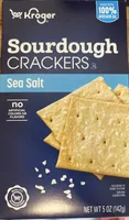 Sourdough Crackers Sea Salt