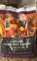 Blueberries, Strawberries & Mangos