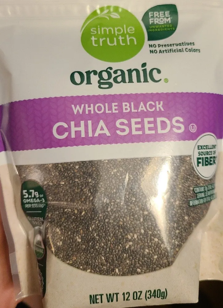 Whole Black Chia Seeds
