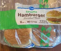Sesame Hamburger Enriched Buns