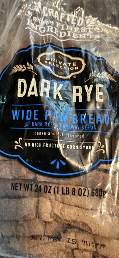 DARK RYE WIDE PAN BREAD