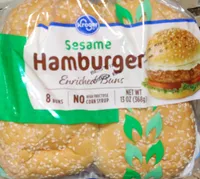 Sesame Hamburger Enriched Buns