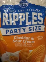 Cheddar & Sour Cream Ripples Potato Chips