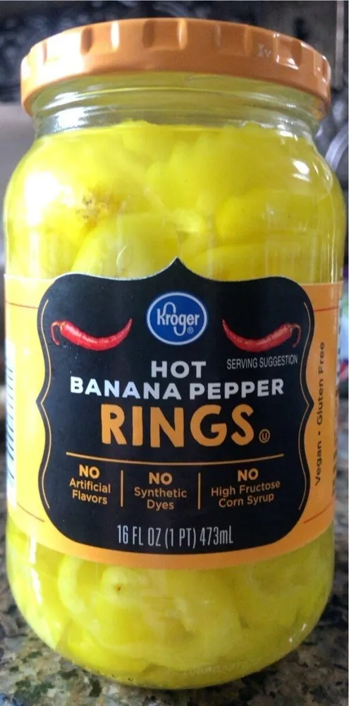 Hot Banana Pepper Rings