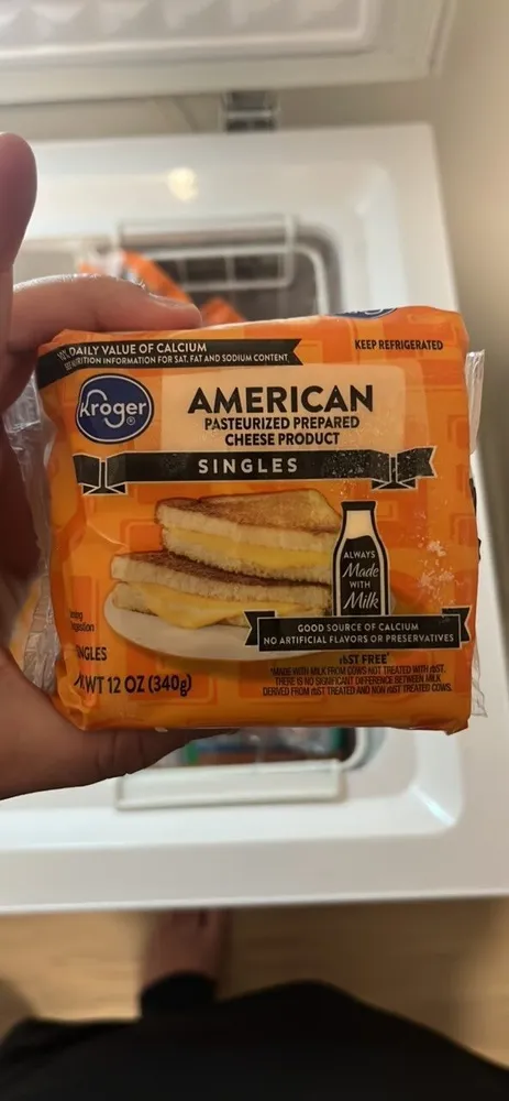 American Pasteurized Prepared Cheese Product Singles