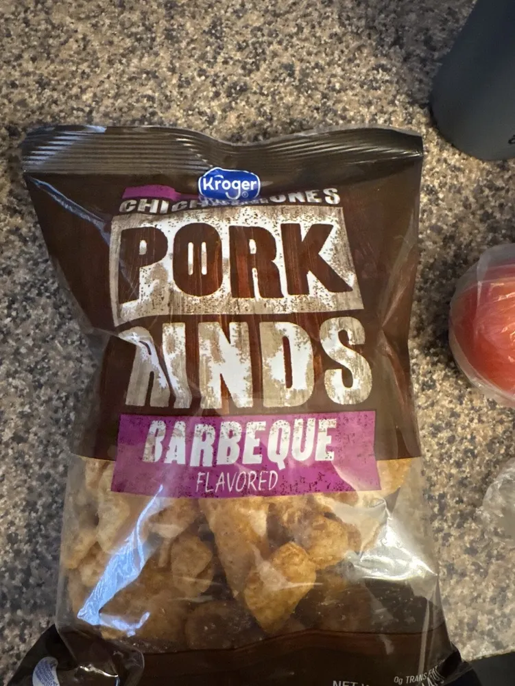 PORK RINDS Chicharrones BARBEQUE FLAVORED