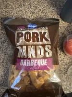 PORK RINDS Chicharrones BARBEQUE FLAVORED
