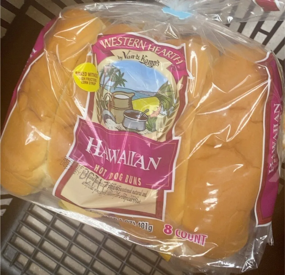 Hawaiian Hot Dog Buns