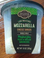 Mozzarella cheese shreds