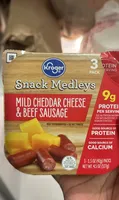 Mild Cheddar Cheese & Beef Sausage