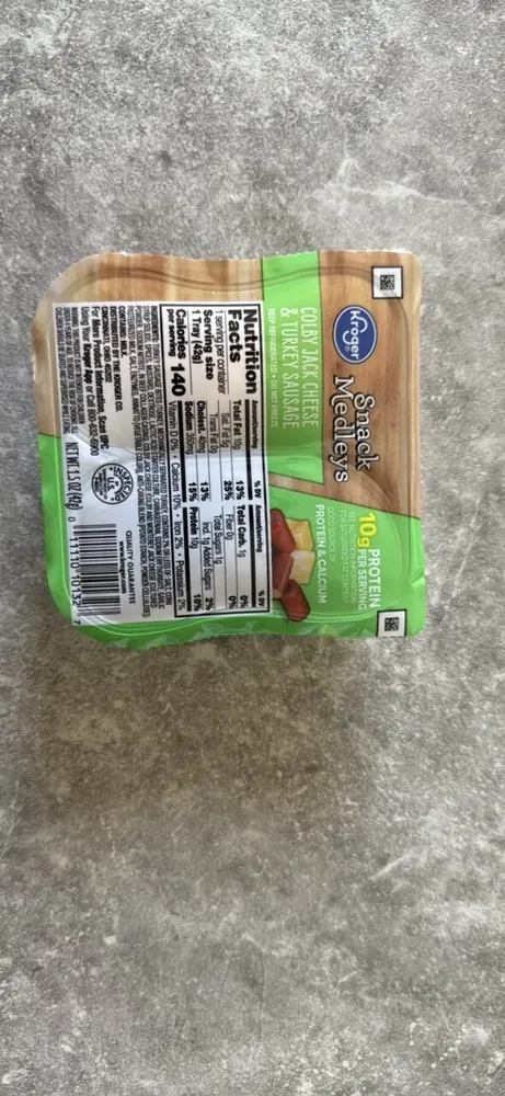 Snack Medleys Colby Jack Cheese & Turkey Sausage