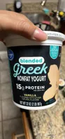 blended Greek nonfat yogurt