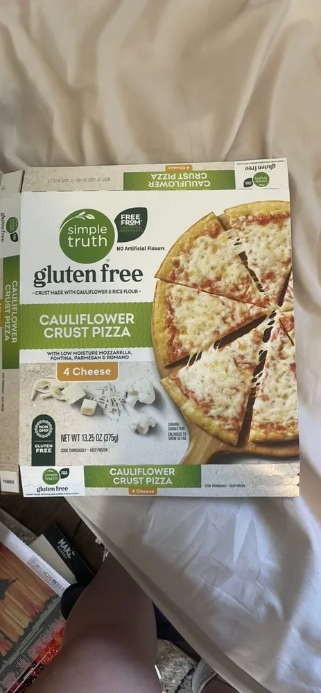 Cauliflower Crust Pizza 4 Cheese