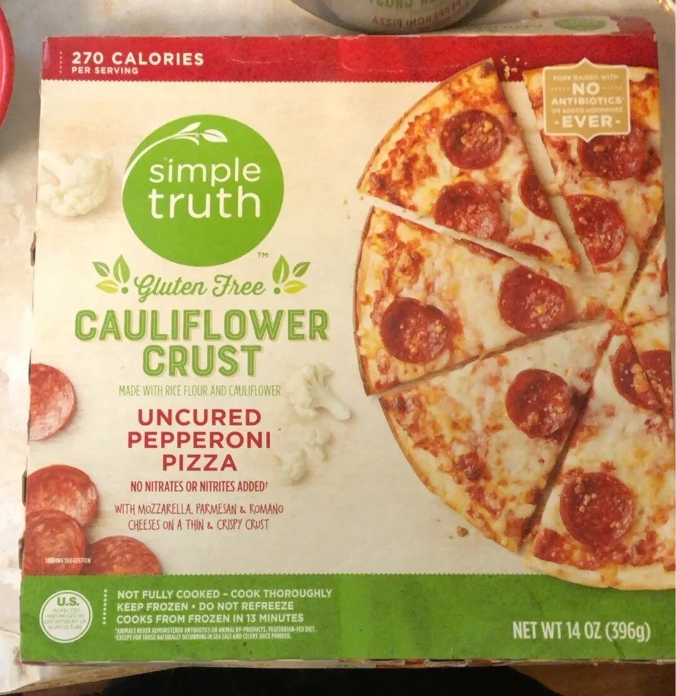 CAULIFLOWER CRUST PIZZA