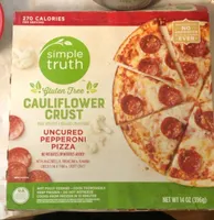 CAULIFLOWER CRUST PIZZA