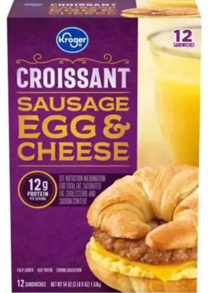 Croissant Sausage Egg & Cheese