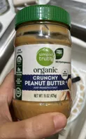 organic CRUNCHY PEANUT BUTTER