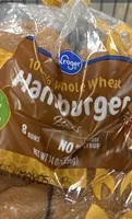 Kroger 100% Whole Wheat Hamburger Buns