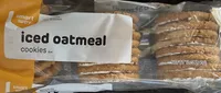 Iced oatmeal cookies