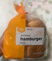 Enriched hamburger buns