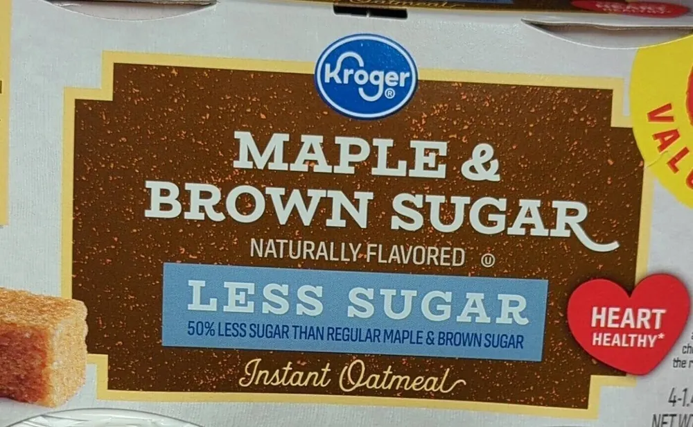 Maple & Brown Sugar Instant Oatmeal