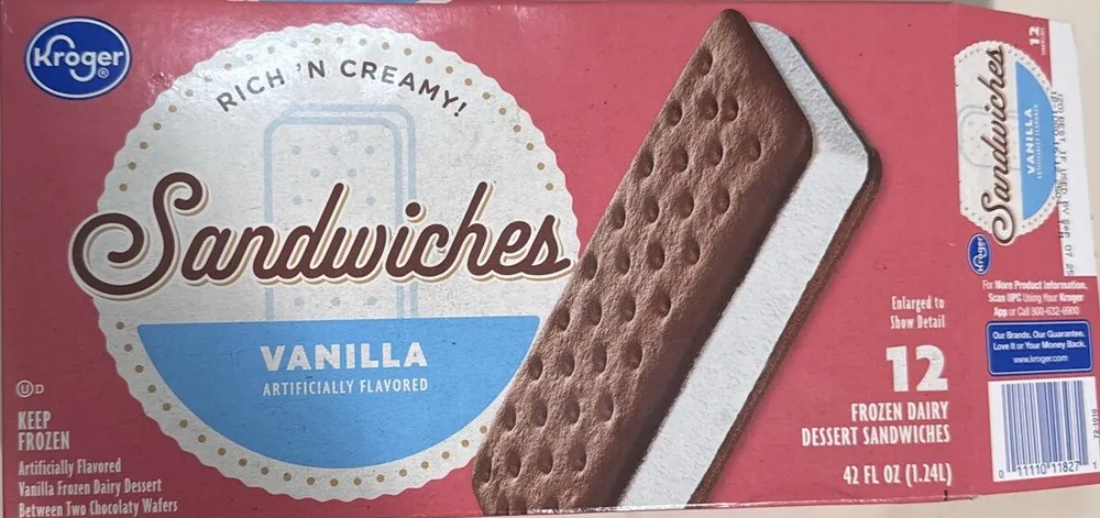 Vanilla Sandwiches
