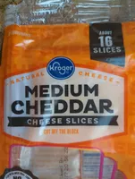 Medium Cheddar Cheese Slices