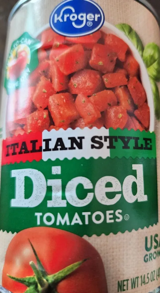 Diced Tomatoes Italian Style