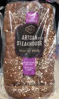 Artisan style steakhouse, thick cut bread