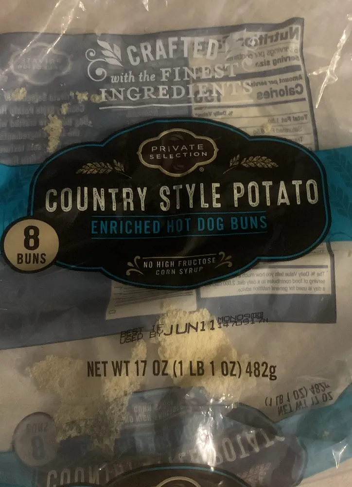 Country Style Potato Enriched Hot Dog Buns