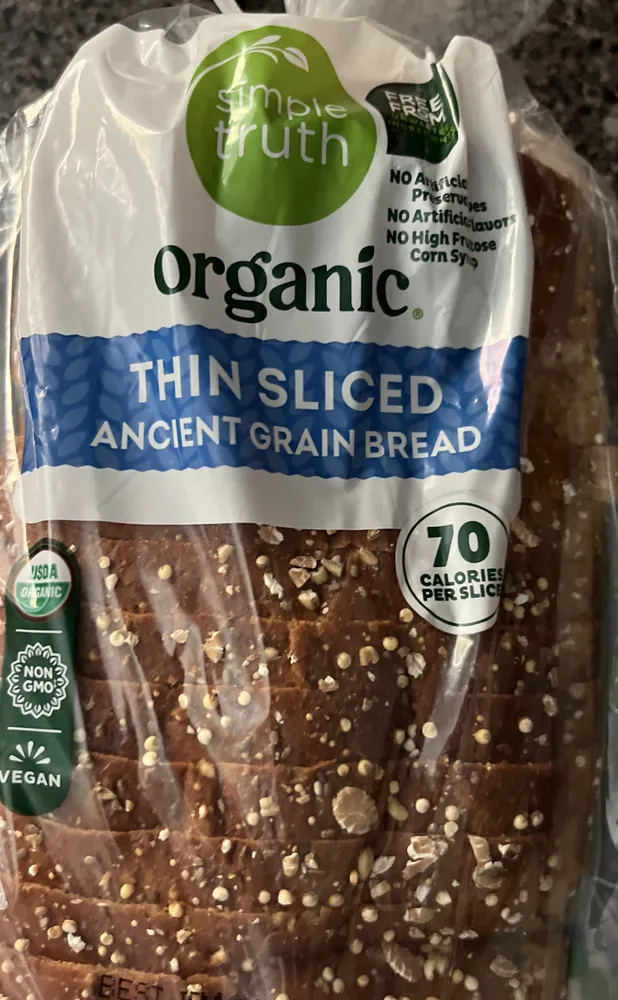 THIN SLICED ANCIENT GRAIN BREAD