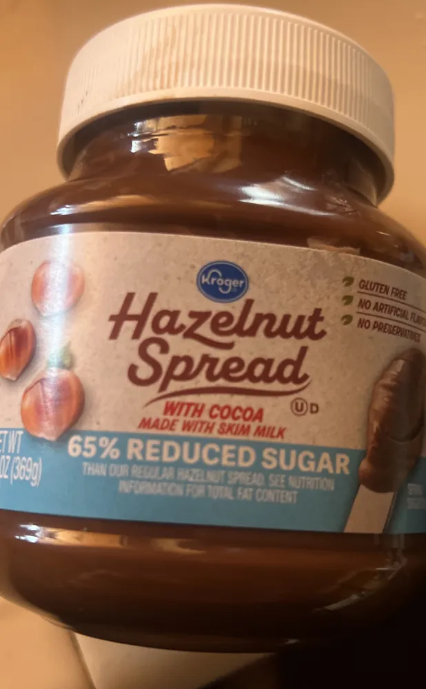 Hazelnut Spread Reduced Sugar