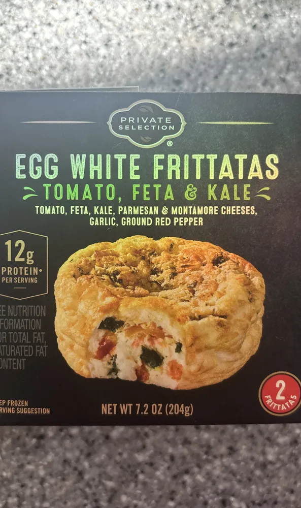 EGG WHITE FRITTATAS TOMATO, FETA & KALE