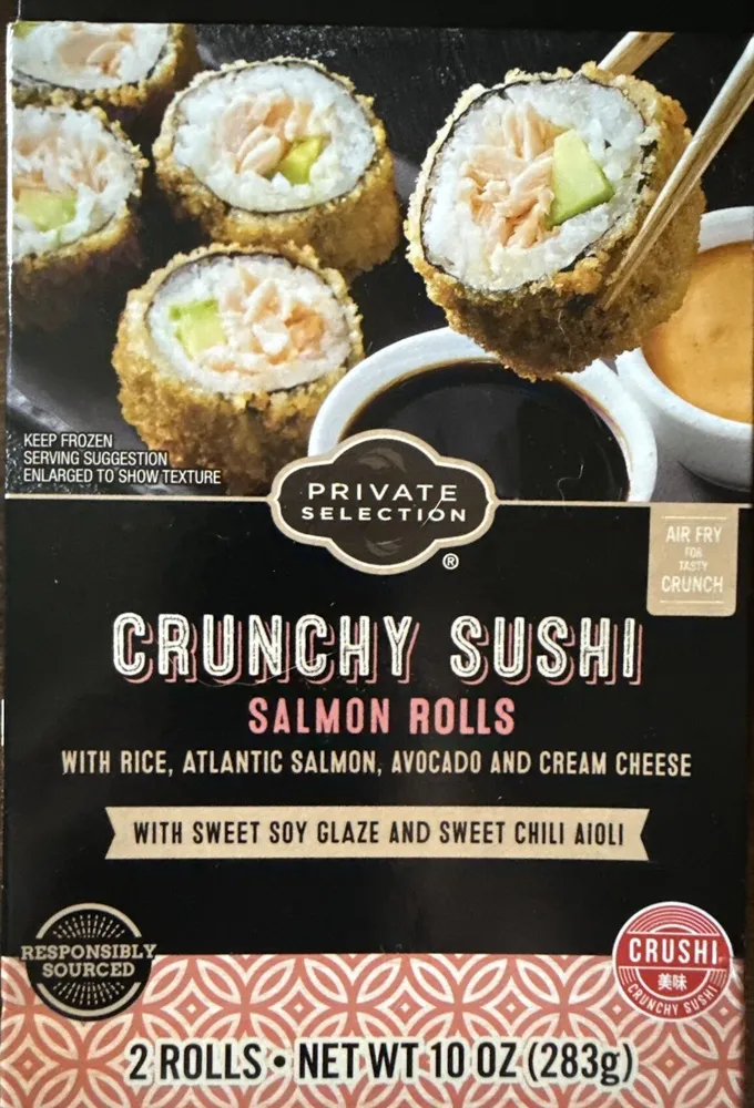 Crunchy Sushi Salmon Rolls