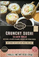 Crunchy Sushi Salmon Rolls