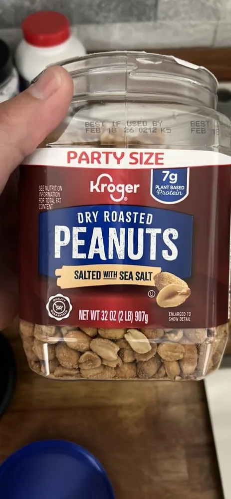 Dry Roasted Peanuts Salted with Sea Salt