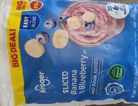 Sliced Banana & Blueberry