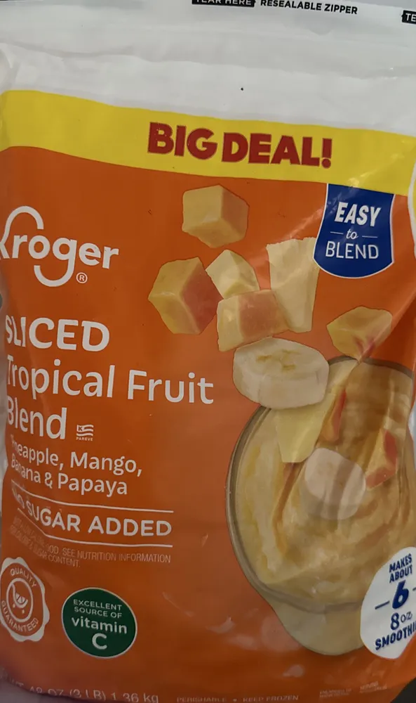 Sliced Tropical Fruit Blend